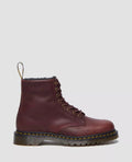 Dr. Martens 1460 WL Grizzly Bottes En Cuir Rouge