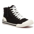 Rocket Dog Jazzin Hi Baskets De Sport En Coton Pour Femme, Noires