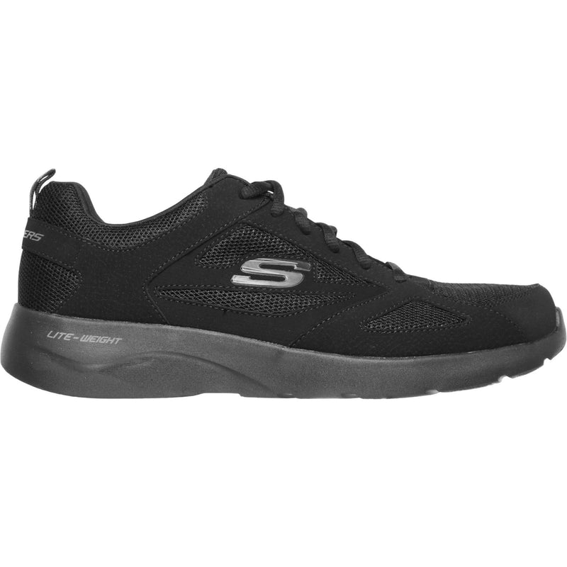 Skechers Dynamight 2.0 Baskets Noires Pour Hommes En Mesh