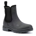 Barbour Birch Bottes Noires En Cuir Pour Femmes