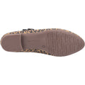 Hush Puppies Melissa Strap Ballerines Léopard Pour Femmes En Daim.