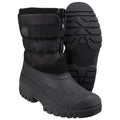 Cotswold Chase Bottes En Caoutchouc Noir En Tissu