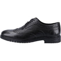 Hush Puppies Santiago Chaussures En Cuir Noir À Lacets Pour Hommes