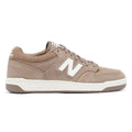 New Balance 480 Baskets en cuir gris