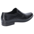 Hush Puppies Billy Chaussures Noires Pour Hommes En Cuir À Enfiler