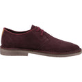 Hush Puppies Scout Chaussures En Daim Bordeaux Pour Homme À Lacets