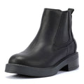 Blowfish Malibu Vera Bottes Noires Pour Femmes En Similicuir.