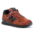 New Balance 574 Baskets En Daim Marron