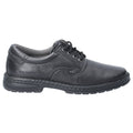 Hush Puppies Outlaw II Chaussures En Cuir Noir À Lacets Pour Hommes