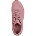 Skechers Uno Shimmer Away Sneakers En Synthétique Pour Femmes, Couleur Rose.