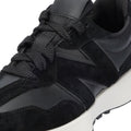 New Balance 327 Baskets noires en cuir