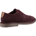 Hush Puppies Scout Chaussures En Daim Bordeaux Pour Homme À Lacets