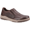 Hush Puppies Fletcher Mocassins En Cuir Pour Hommes, Couleur Café