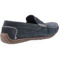 Hush Puppies Roscoe Chaussures Bateau En Cuir Pour Hommes, Bleu Marine