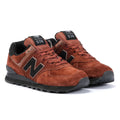 New Balance 574 Baskets En Daim Marron