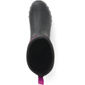 Muck Boots Arctic Sport Mid Bottes De Pluie En Caoutchouc Noir/Magenta