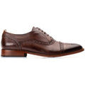 Base London Cast Washed Chaussures Richelieu Homme En Cuir Marron