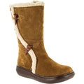 Rocket Dog Slope Bottes Pour Femmes En Daim Coloris Châtaigne.