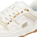 Pony M_100 Low Des Baskets Blanches En Cuir