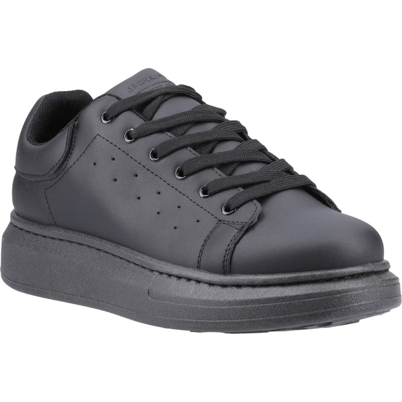 Jack & Jones Bolton Sneakers Noires Pour Hommes En Polyuréthane