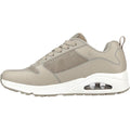 Skechers Uno Sol Baskets Pour Hommes En Synthétique De Couleur Taupe