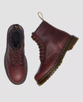 Dr. Martens 1460 WL Grizzly Bottes En Cuir Rouge