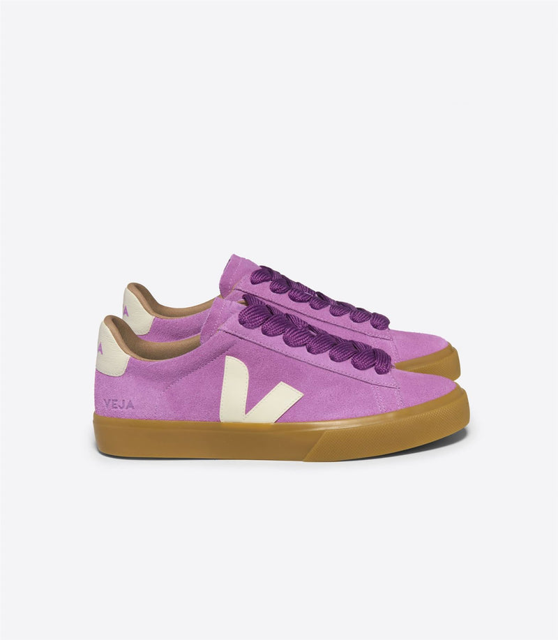 Veja Campo Baskets en daim violet pour femme