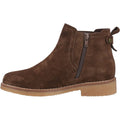 Hush Puppies Maddy Bottes Pour Femmes En Daim Couleur Chocolat