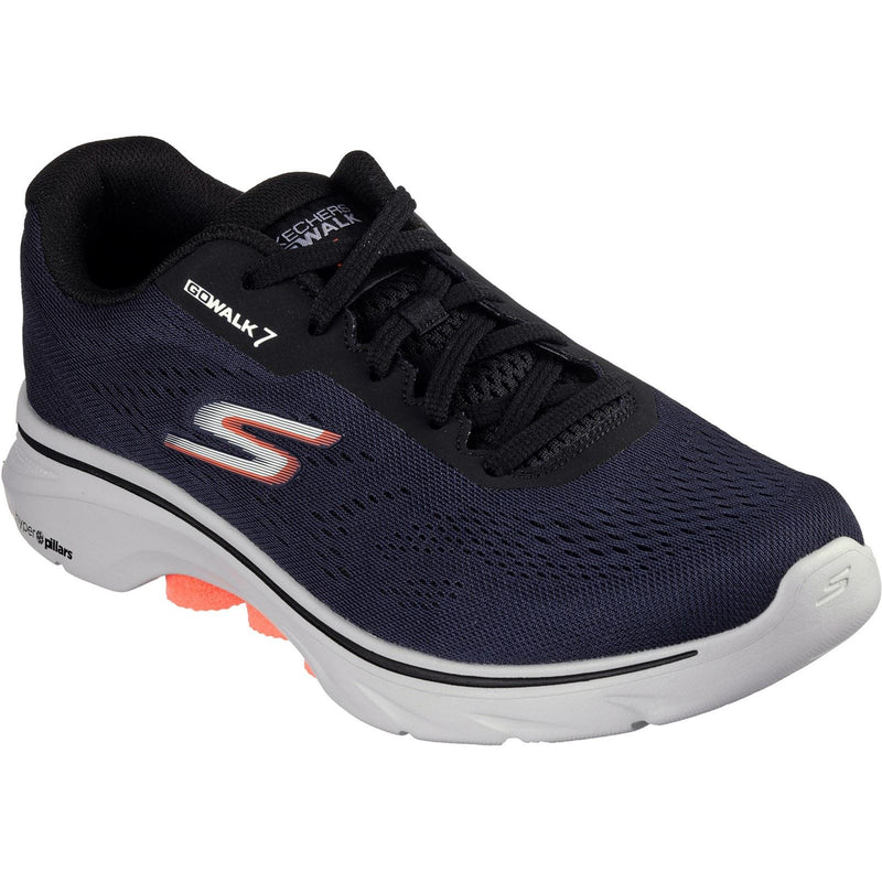 Skechers GO WALK 7 Avalo 2 Sneakers Pour Homme En Textile Bleu Marine/Noir