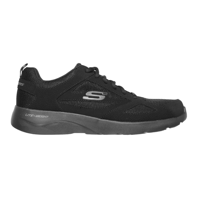 Skechers Dynamight 2.0 Baskets Noires Pour Hommes En Mesh