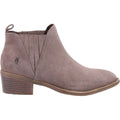 Hush Puppies Isobel Bottes En Cuir Pour Femme Couleur Taupe