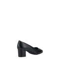 Hush Puppies Anna Talons Hauts Noirs Pour Femmes En Cuir