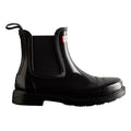 Hunter Commando Gloss Bottes En Caoutchouc Pour Femmes, Noires