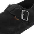 Birkenstock London Chaussures Confort En Daim Noir