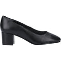 Hush Puppies Anna Talons Hauts Noirs Pour Femmes En Cuir