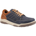 Hush Puppies Finley Chaussures En Cuir Pour Homme À Lacets Bleu Marine