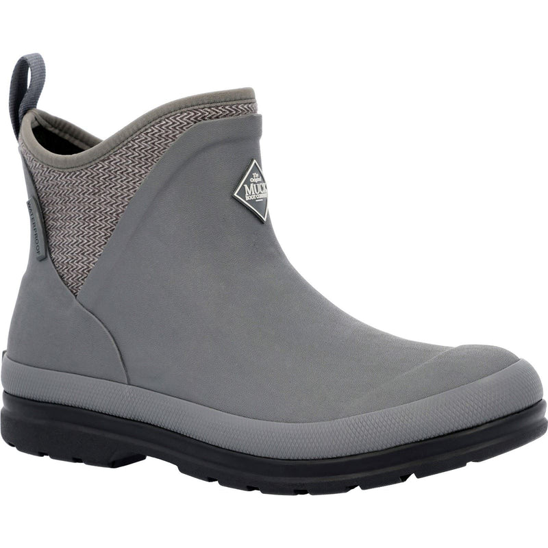 Muck Boots Originals Ankle Bottes En Caoutchouc Grises De Wellington