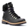 Barbour Woodside Hiker Bottes Noires En Cuir Pour Femmes