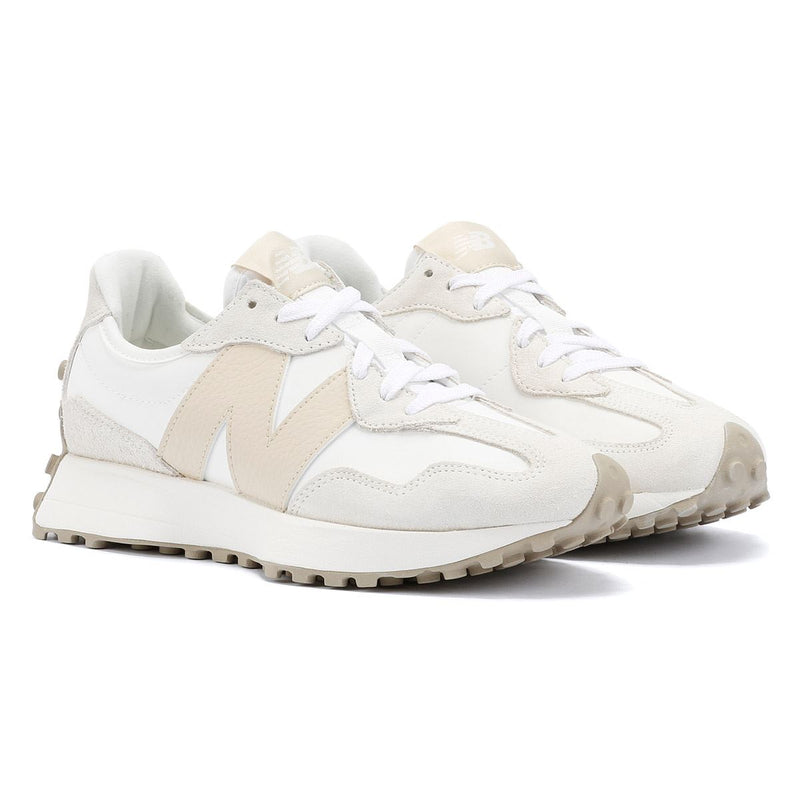 New Balance 327 baskets blanches en daim pour femme