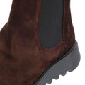 Fly London Salv Bottes En Daim Marron Pour Femmes