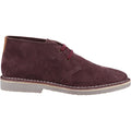 Hush Puppies Samuel Bottes En Daim Bordeaux Pour Hommes