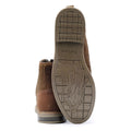 Barbour Deckham Bottes En Cuir Marron Pour Hommes