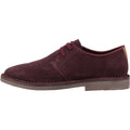 Hush Puppies Scout Chaussures En Daim Bordeaux Pour Homme À Lacets