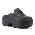 Crocs Stomp Mocassins Noirs Pour Femmes