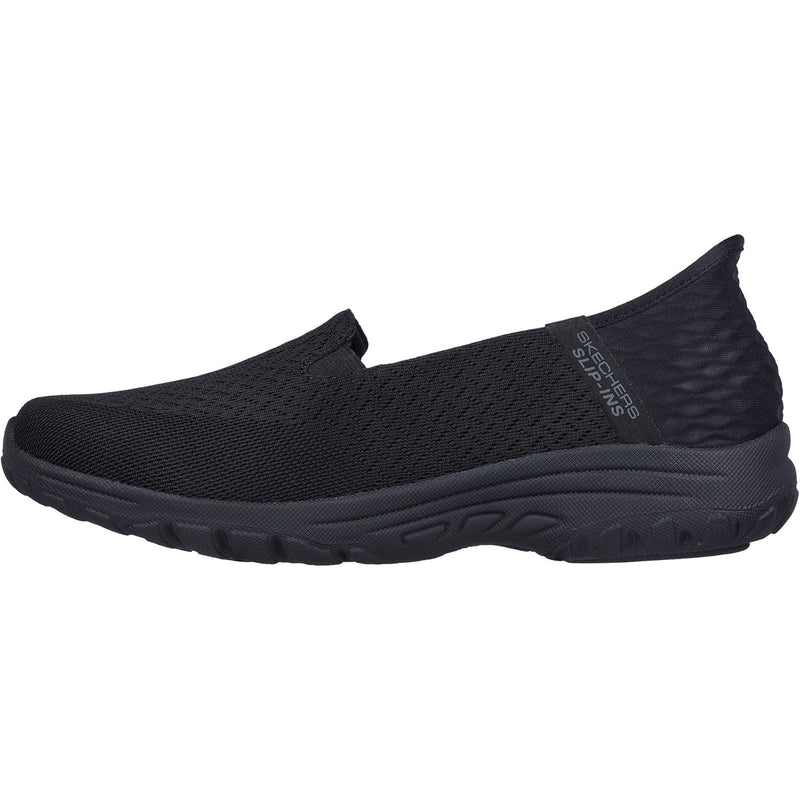 Skechers Reggae Fest 2.0 Guiding Baskets Noires Pour Femmes En Polyester