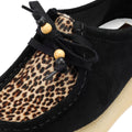 Clarks Originals Wallacraft Bee Harajuku Chaussures Noires Pour Femmes En Daim