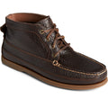 Sperry Authentic Original Boat Chukka Tumbled Bottes Homme Marron Foncé