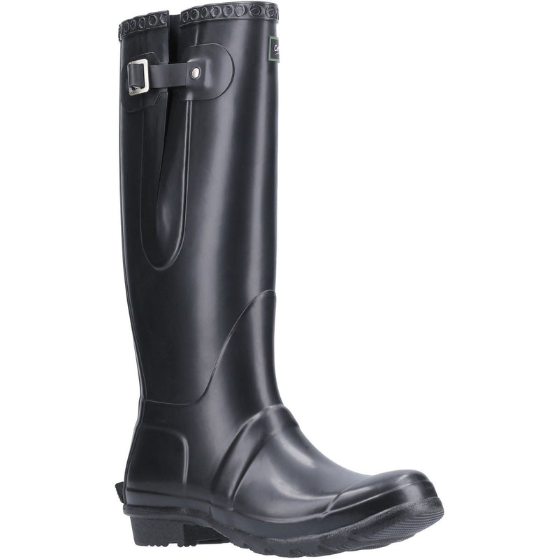 Cotswold Windsor Welly Bottes En Caoutchouc Noires Wellington