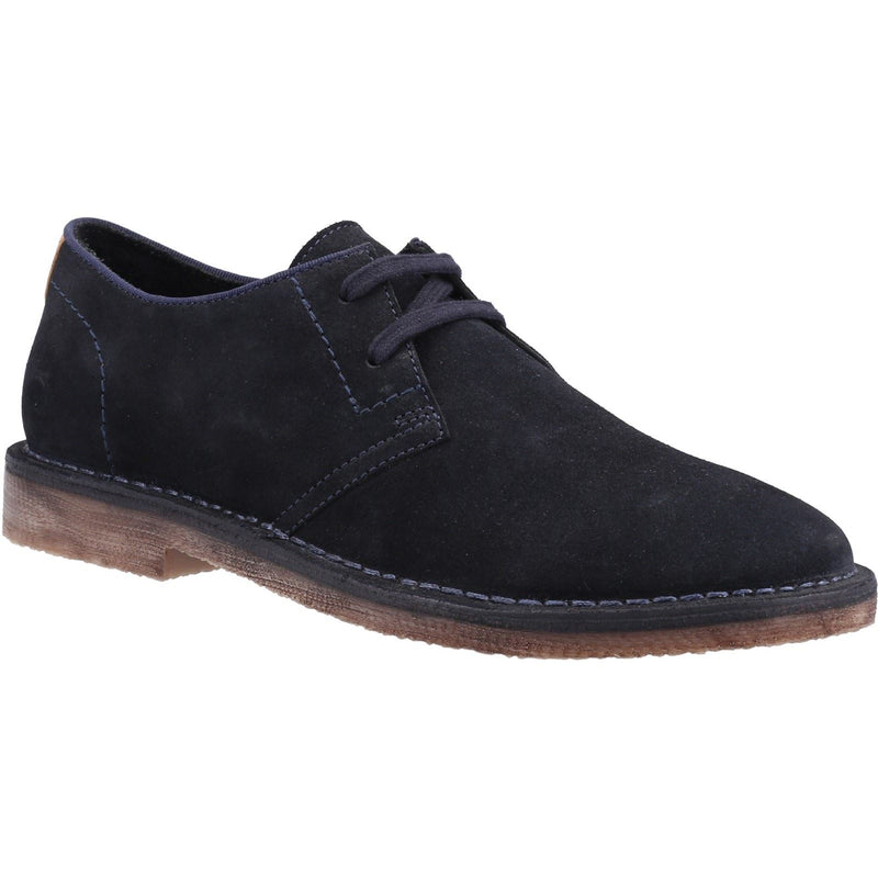 Hush Puppies Scout Chaussures Pour Hommes En Daim Bleu Marine À Lacets