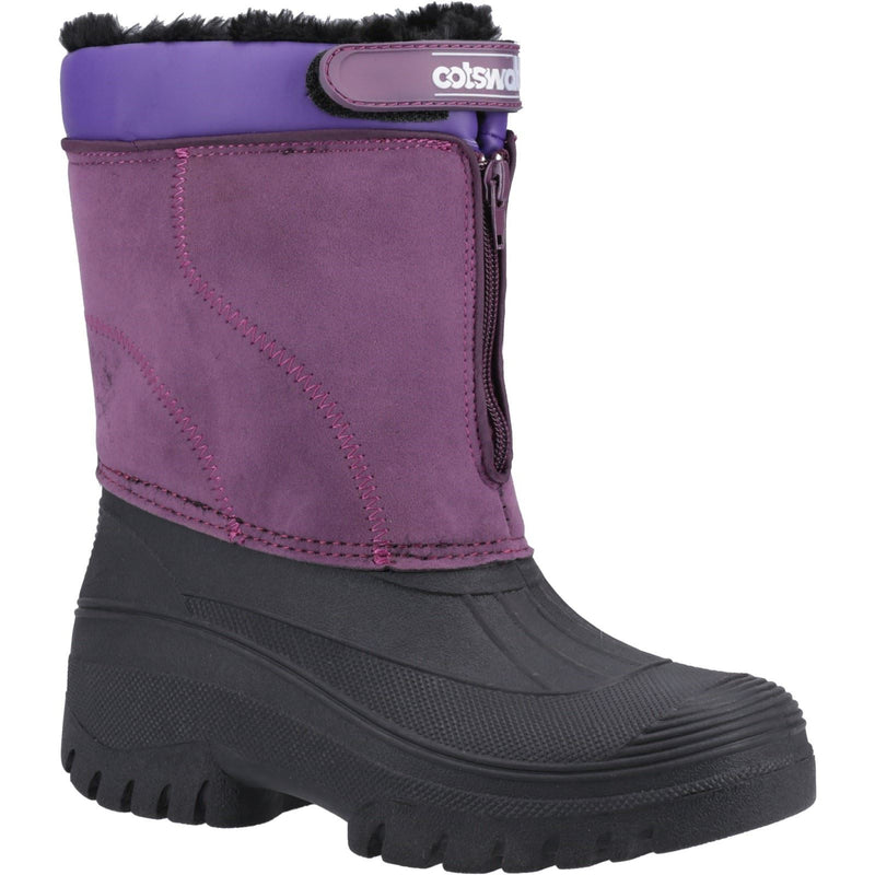 Cotswold Venture Bottes De Pluie Synthétiques Violettes